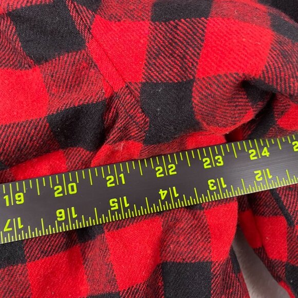 Mountain Expeditions Mens Shirt Jacket Medium Sherpa Lined Plaid Shacket Outdoor - Picture 4 of 9